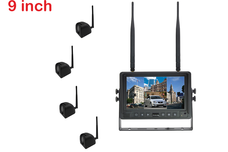 9" 2.4GHz Digital Wireless Quad-view System RC-S920DW