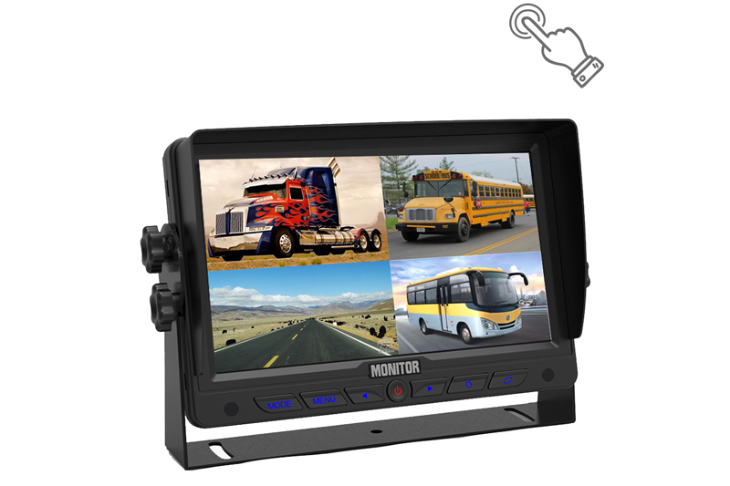 7" Touch Screen Quad Monitor RC-M726TQ