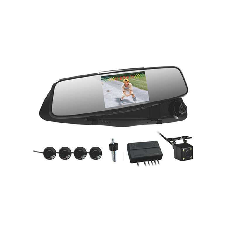 4.3" Rearview Mirror Camera with Parking Sensor RC-D101
